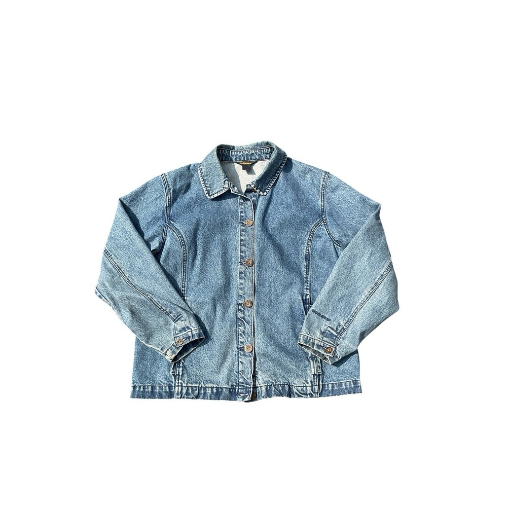 WOOLRICH Women's Denim Lightweight Jacket Large